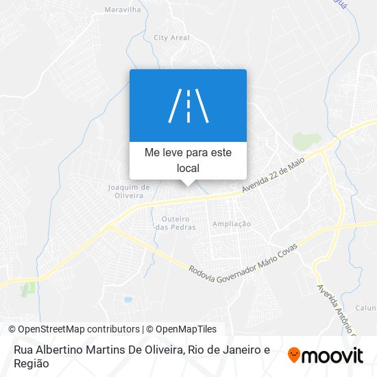 Rua Albertino Martins De Oliveira mapa