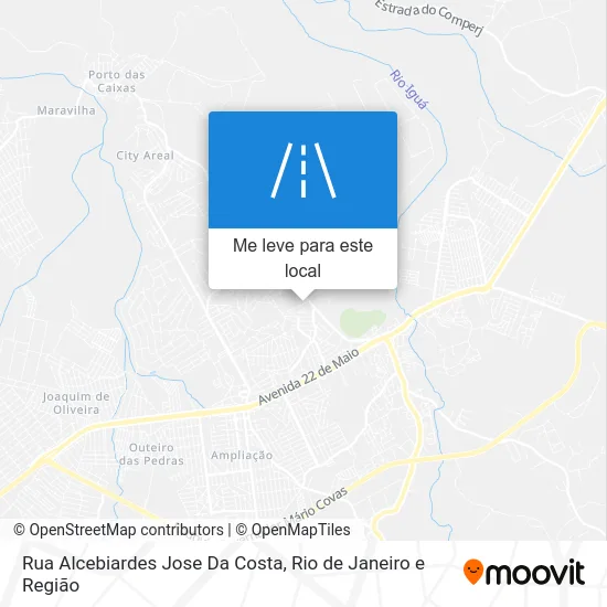 Rua Alcebiardes Jose Da Costa mapa