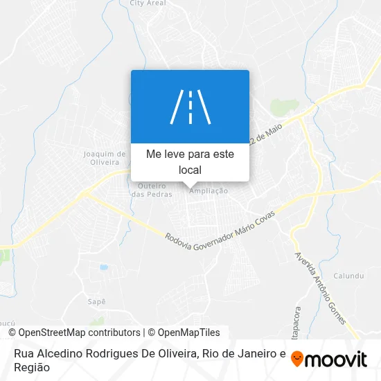 Rua Alcedino Rodrigues De Oliveira mapa
