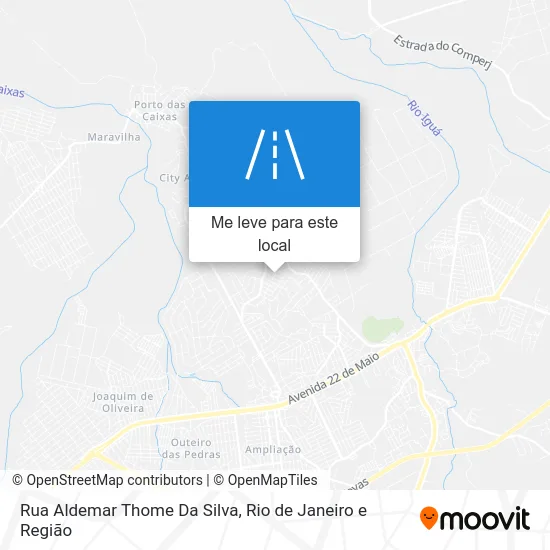 Rua Aldemar Thome Da Silva mapa