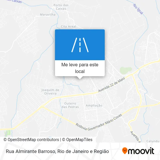 Rua Almirante Barroso mapa
