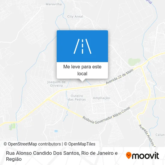 Rua Alonso Candido Dos Santos mapa