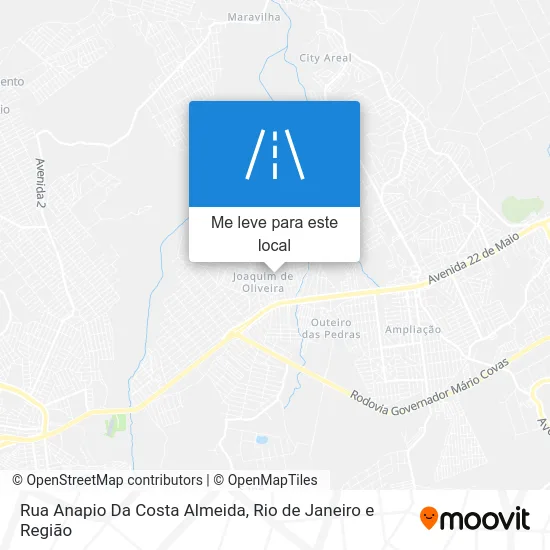 Rua Anapio Da Costa Almeida mapa