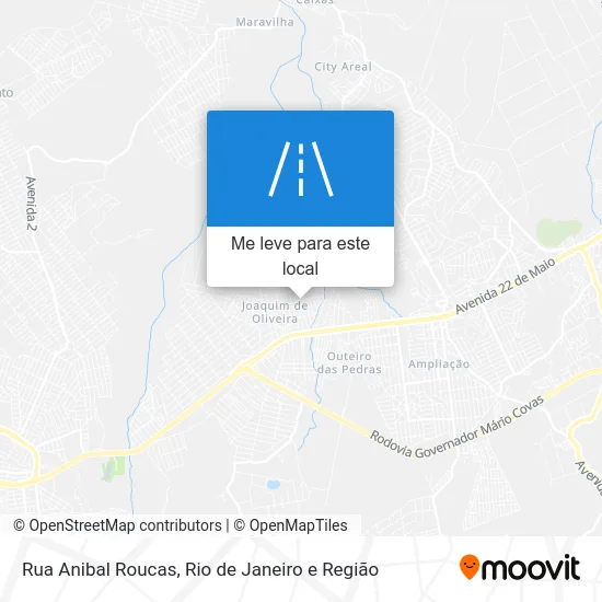Rua Anibal Roucas mapa