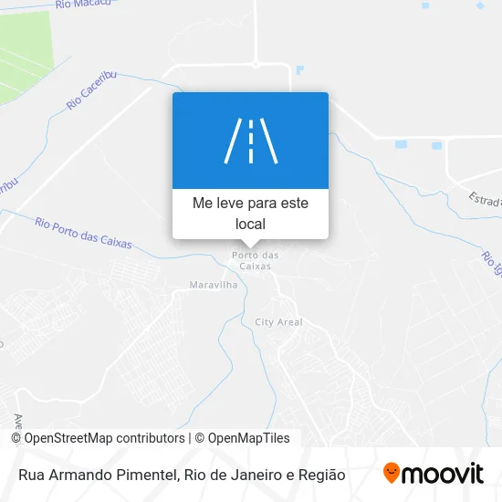 Rua Armando Pimentel mapa