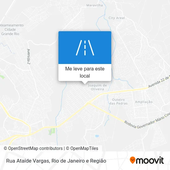 Rua Ataíde Vargas mapa