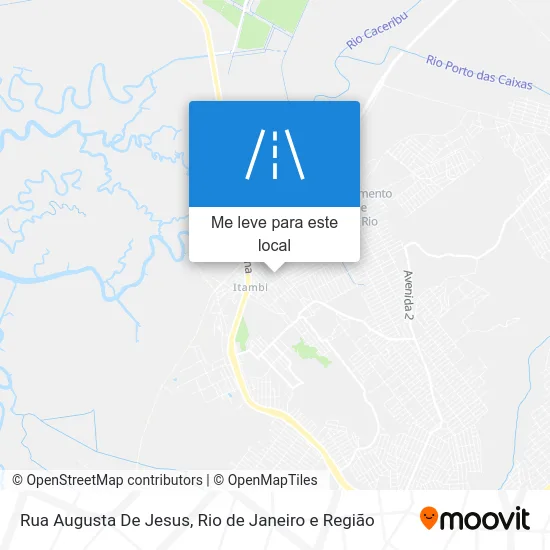 Rua Augusta De Jesus mapa