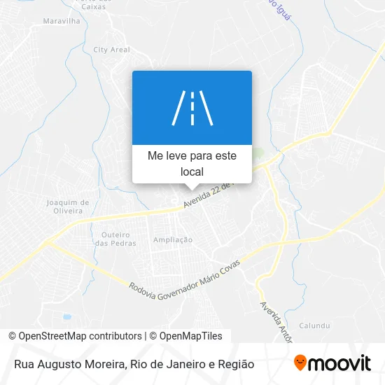 Rua Augusto Moreira mapa