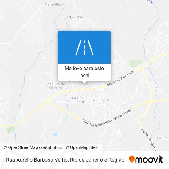 Rua Aurélio Barbosa Velho mapa