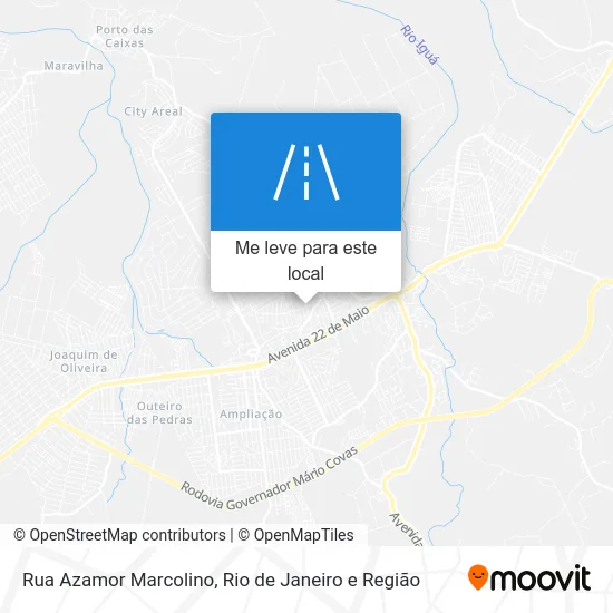 Rua Azamor Marcolino mapa