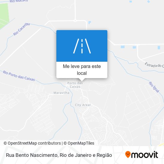 Rua Bento Nascimento mapa