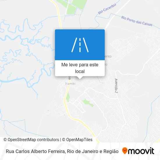 Rua Carlos Alberto Ferreira mapa