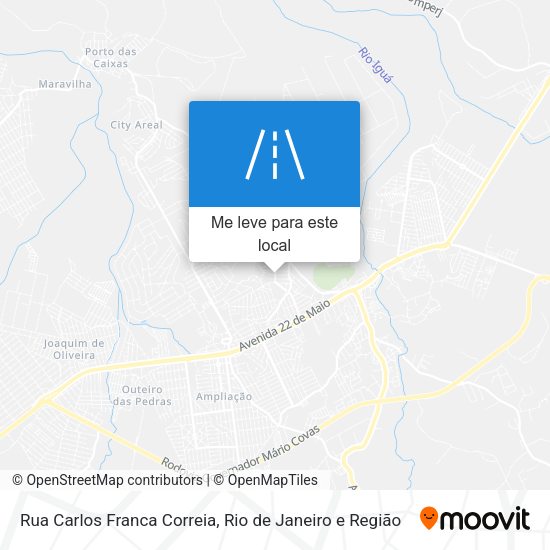 Rua Carlos Franca Correia mapa