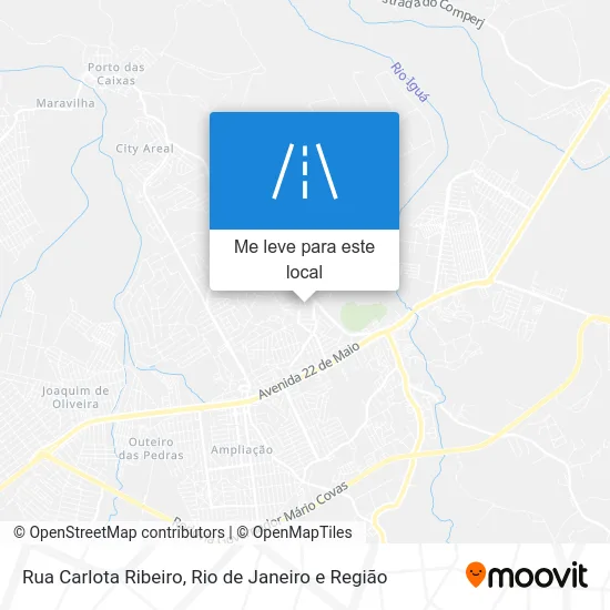 Rua Carlota Ribeiro mapa