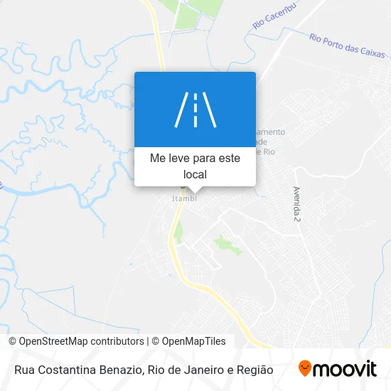 Rua Costantina Benazio mapa