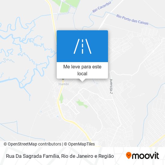 Rua Da Sagrada Família mapa
