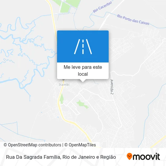 Rua Da Sagrada Família mapa