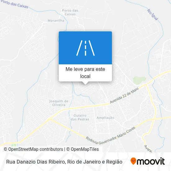 Rua Danazio Dias Ribeiro mapa