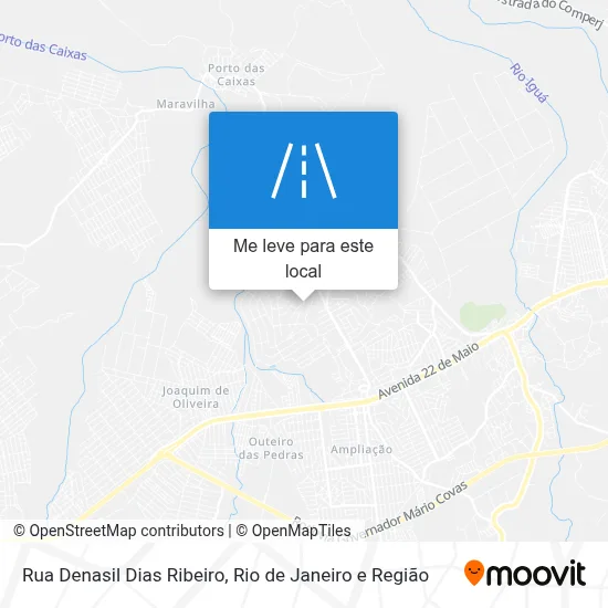 Rua Denasil Dias Ribeiro mapa