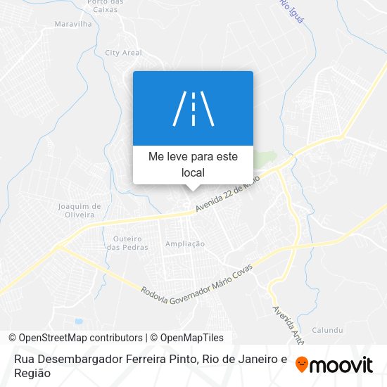 Rua Desembargador Ferreira Pinto mapa