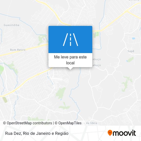 Rua Dez mapa