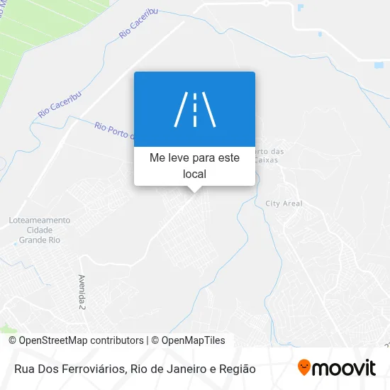 Rua Dos Ferroviários mapa