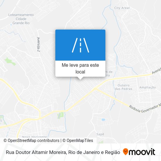 Rua Doutor Altamir Moreira mapa