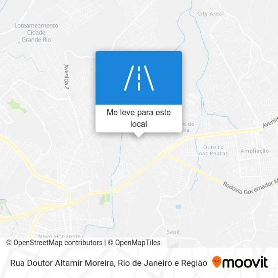Rua Doutor Altamir Moreira mapa