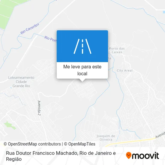 Rua Doutor Francisco Machado mapa