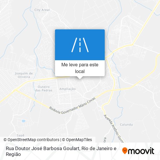 Rua Doutor José Barbosa Goulart mapa