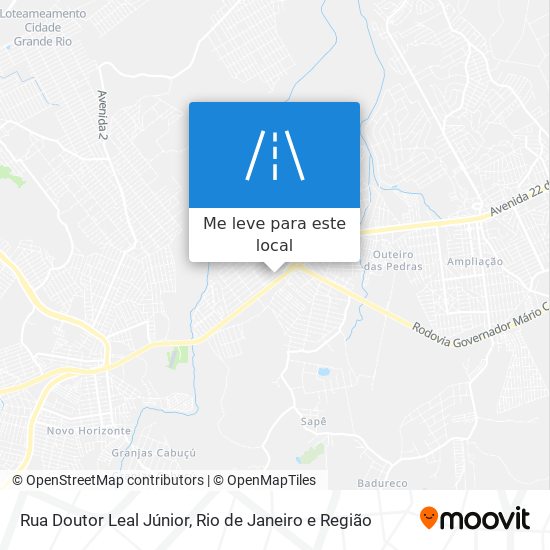 Rua Doutor Leal Júnior mapa