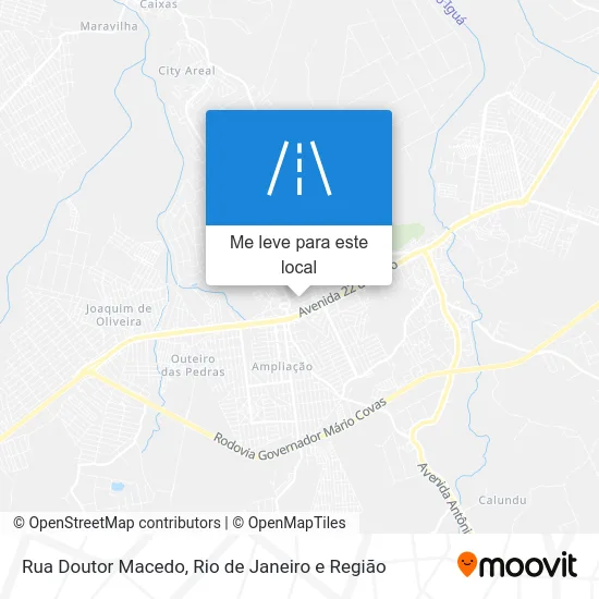 Rua Doutor Macedo mapa
