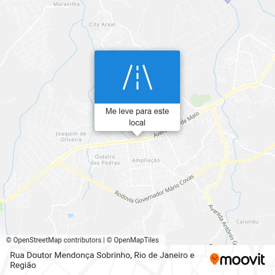 Rua Doutor Mendonça Sobrinho mapa