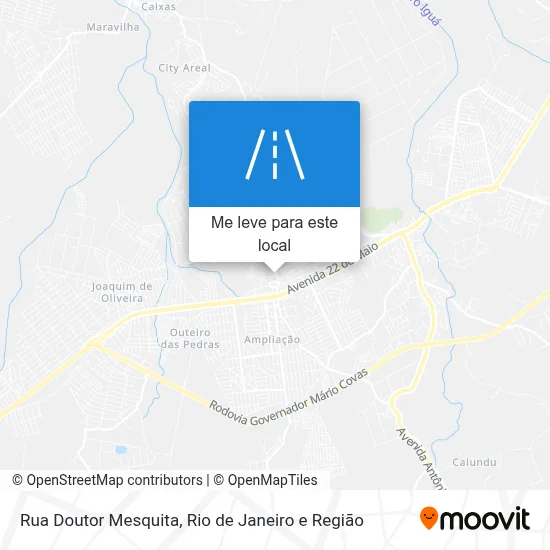 Rua Doutor Mesquita mapa