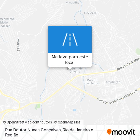 Rua Doutor Nunes Gonçalves mapa