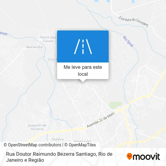 Rua Doutor Raimundo Bezerra Santiago mapa