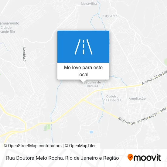 Rua Doutora Melo Rocha mapa