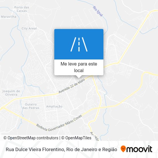Rua Dulce Vieira Florentino mapa