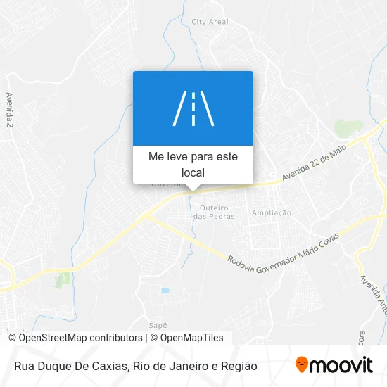 Rua Duque De Caxias mapa