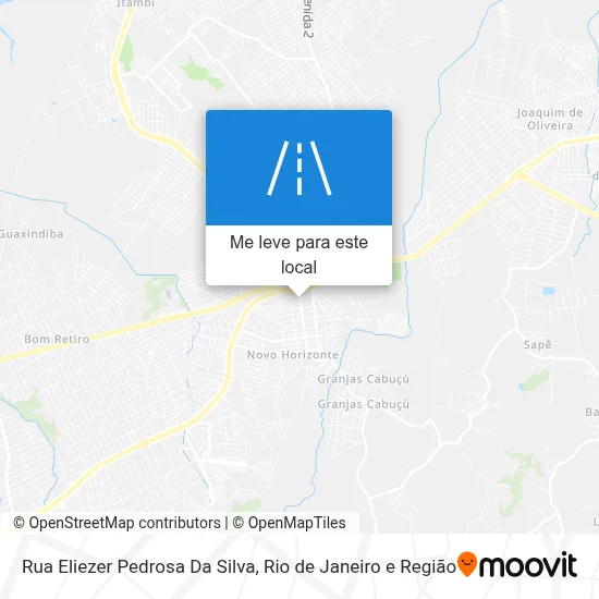 Rua Eliezer Pedrosa Da Silva mapa