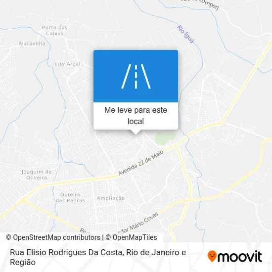 Rua Elisio Rodrigues Da Costa mapa