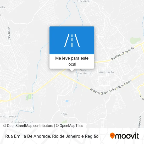 Rua Emilia De Andrade mapa