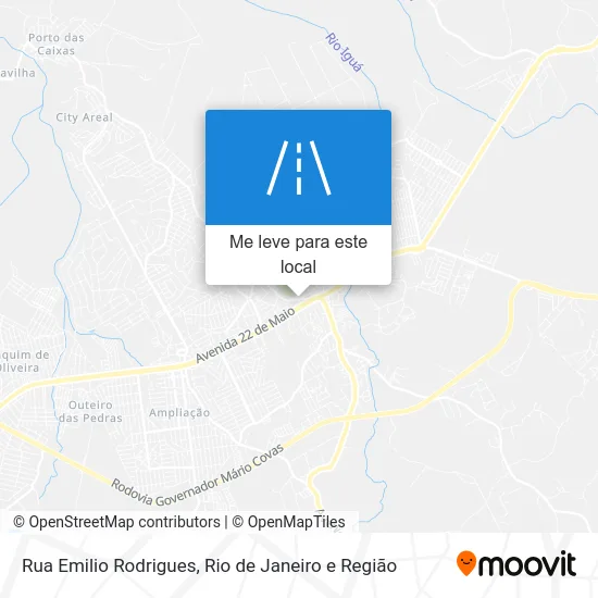 Rua Emilio Rodrigues mapa