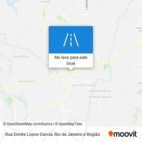 Rua Ennês Lopes Garcia mapa