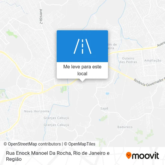 Rua Enock Manoel Da Rocha mapa