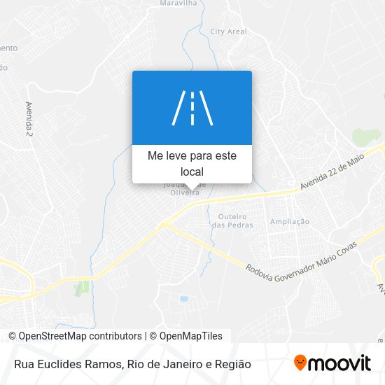 Rua Euclides Ramos mapa