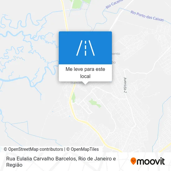 Rua Eulalia Carvalho Barcelos mapa