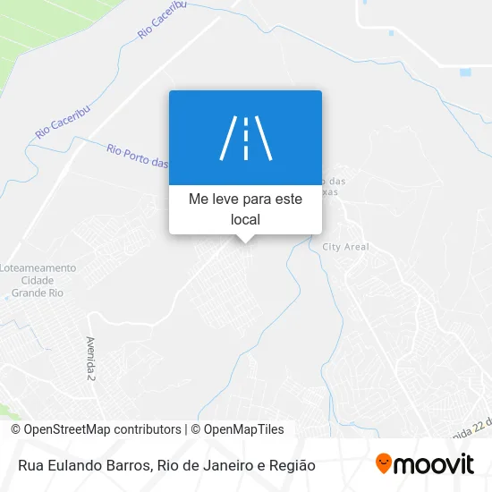 Rua Eulando Barros mapa