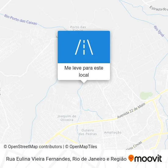 Rua Eulina Vieira Fernandes mapa