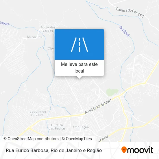 Rua Eurico Barbosa mapa